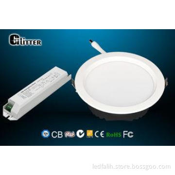 SMD 3020 7W LED Emergency Downlight 85mm , 60 Degree 3000K